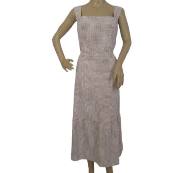 London Times Plaid Maxi Dress - Picture 1 of 7
